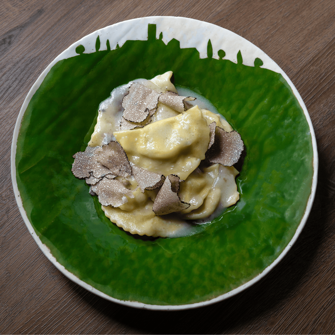 Tortellini with fresh truffle