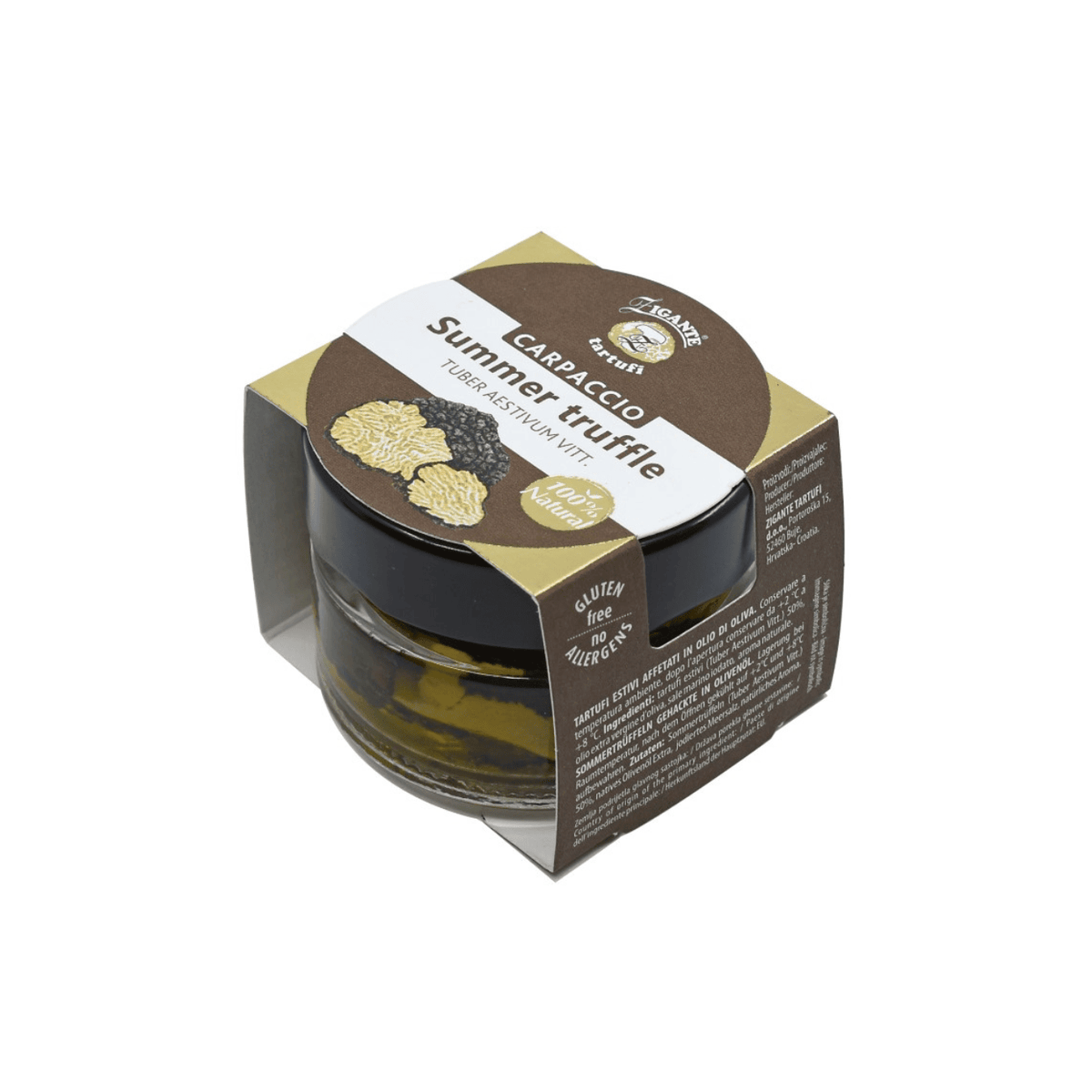 Summer Truffle Carpaccio (Tuber Aestivum Vitt.) Zigante Tartufi Online Shop