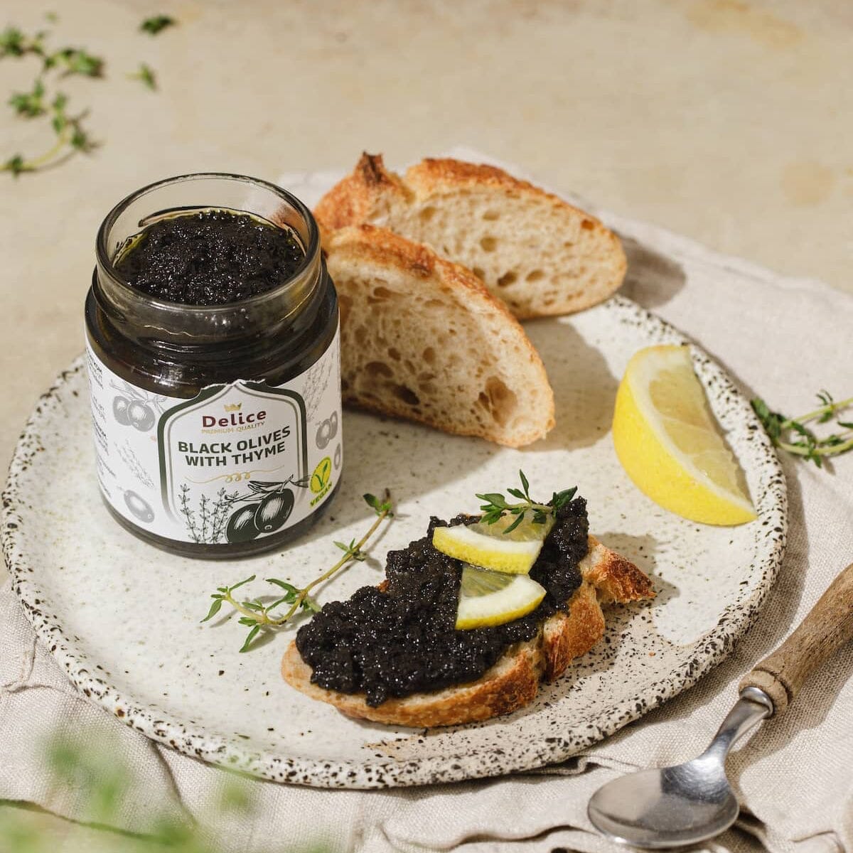 Black Olives Spread With Thyme Zigante Delice Zigante tartufi d.o.o.