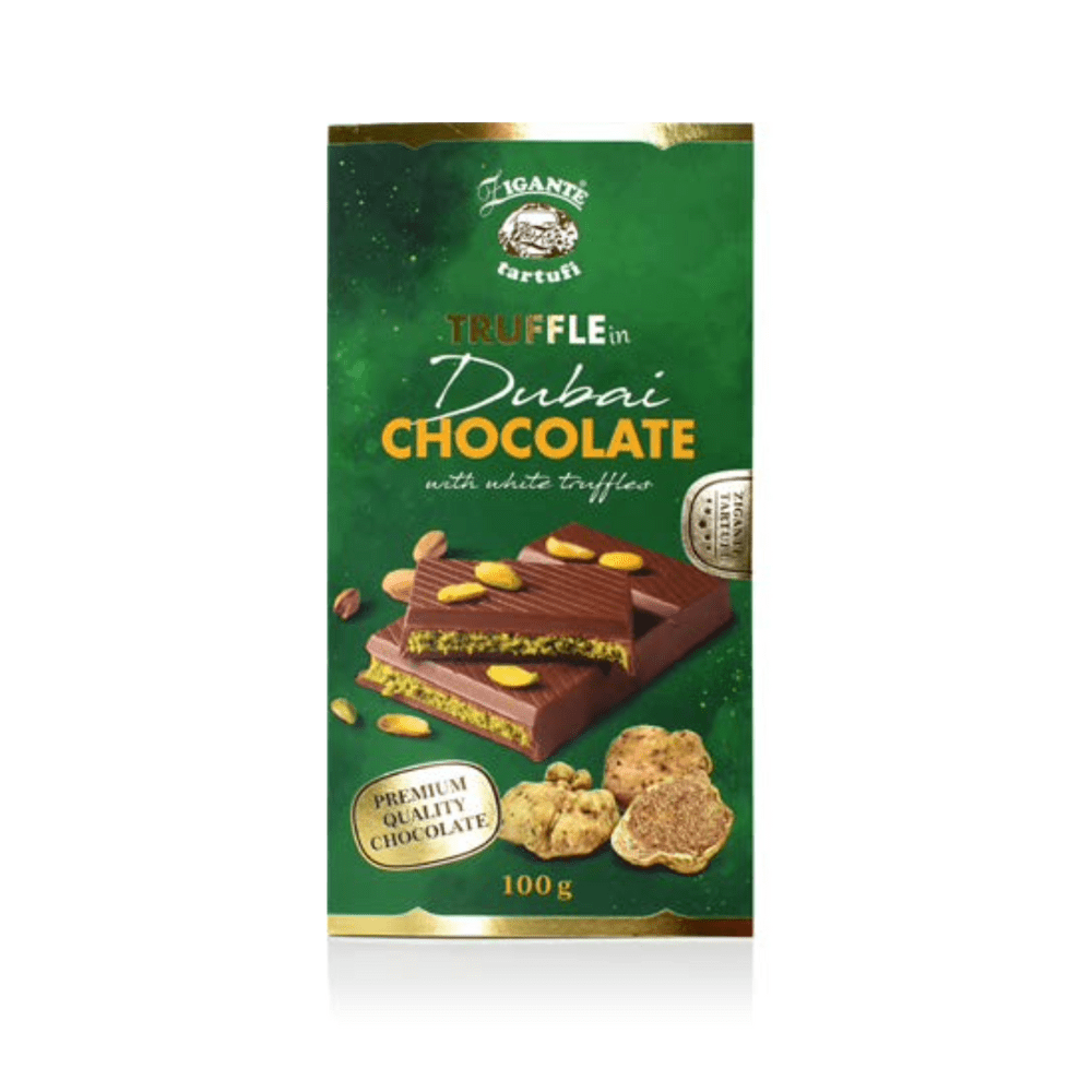 Dubai Style Chocolate With White Truffles Zigante Tartufi