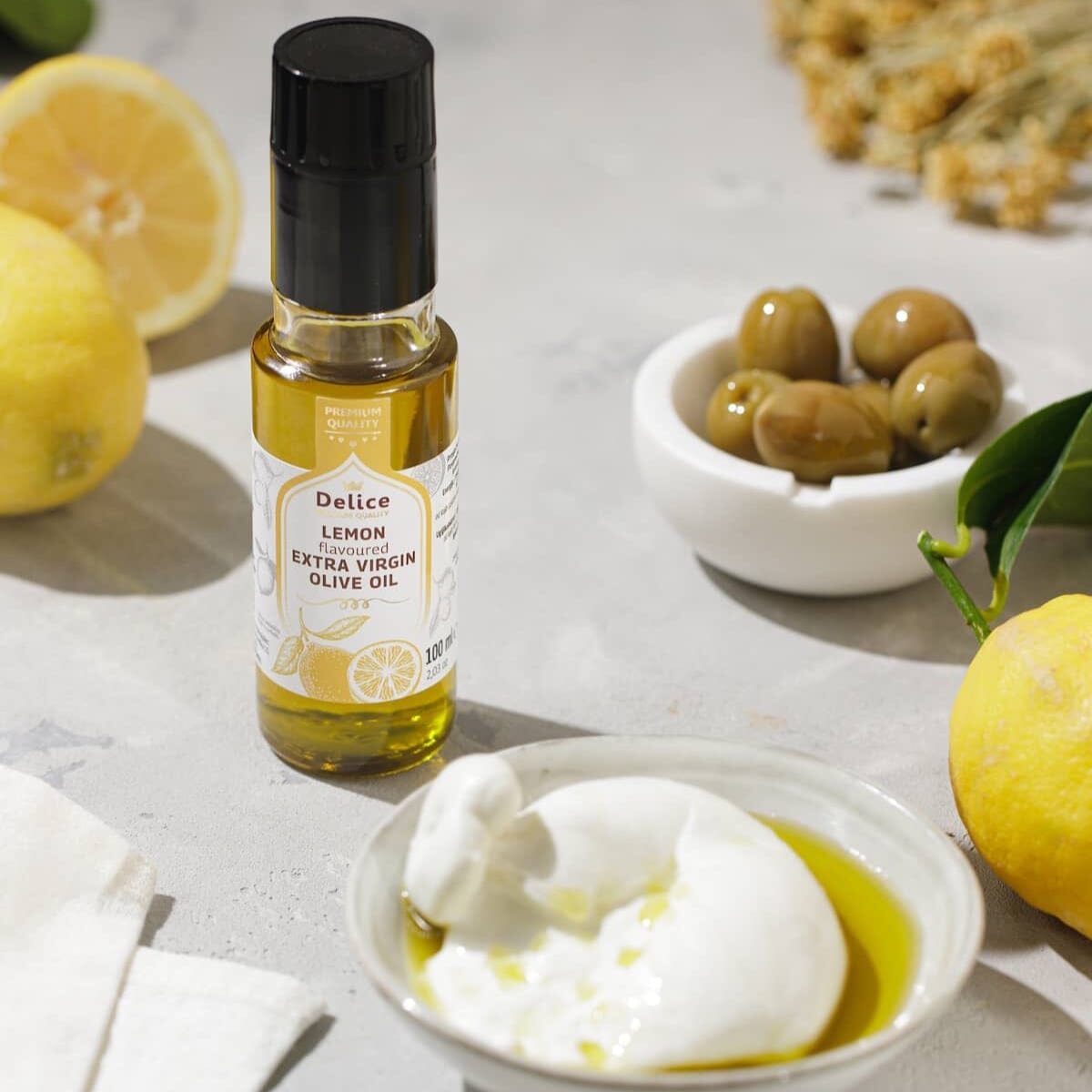Extra Virgin Olive Oil with Lemon flavour Zigante Delice Zigante tartufi d.o.o.