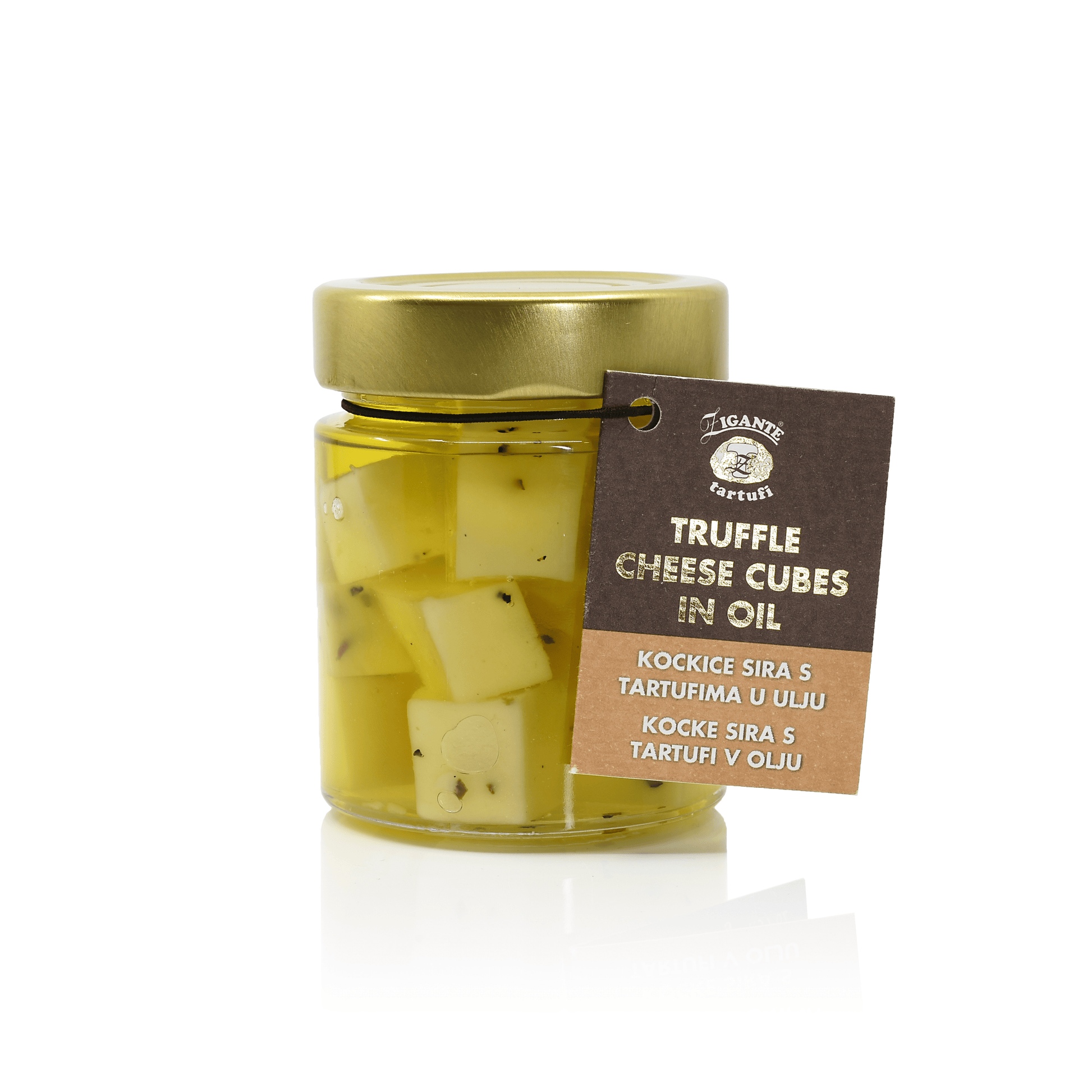 Truffle Cheese Cubes in Oil Specialties with Truffles Zigante tartufi d.o.o.