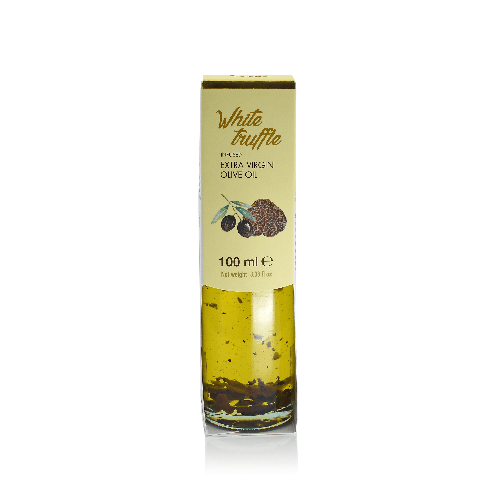 White Truffle Extra Virgin Olive Oil with Truffle Pieces Olive oils Zigante Tartufi