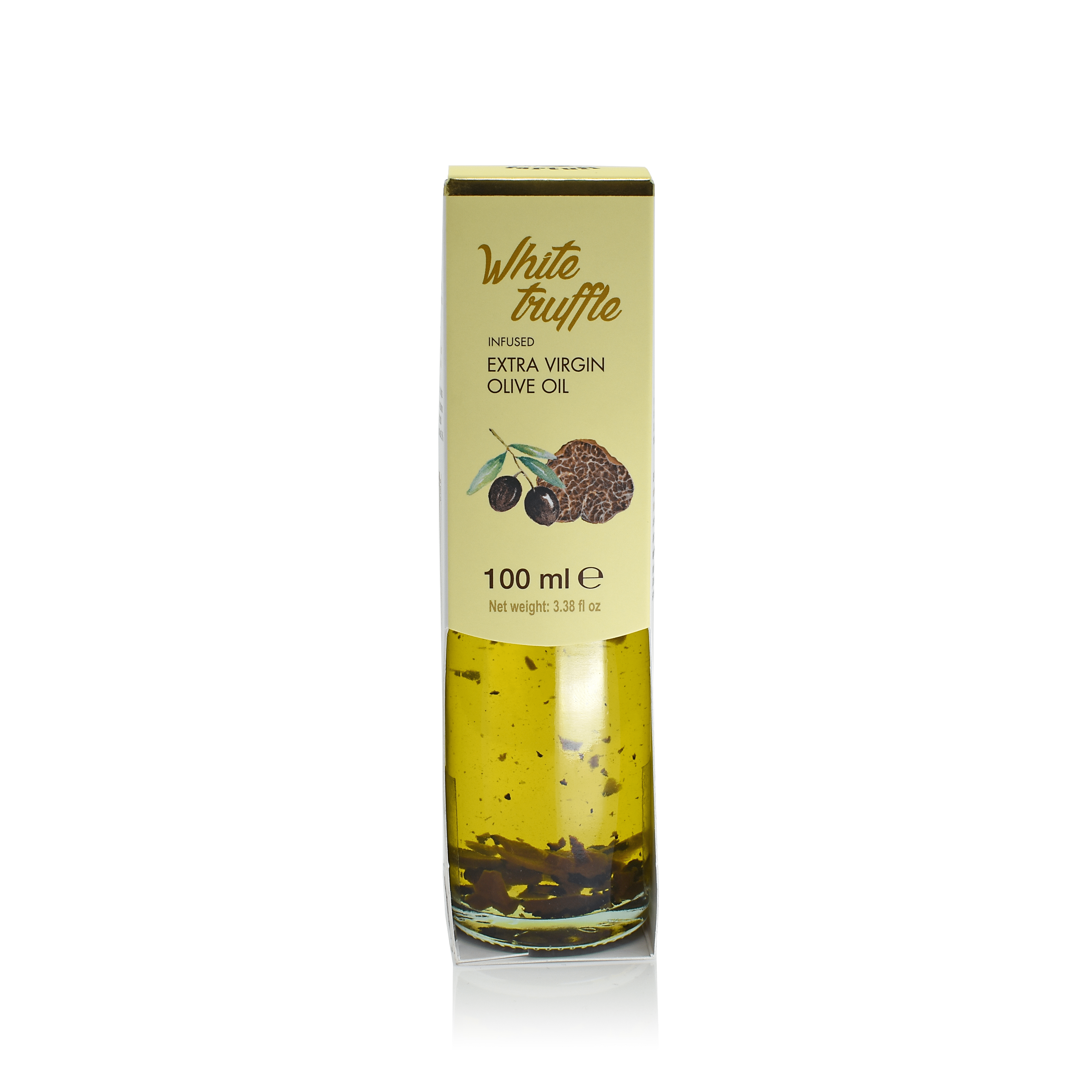 White Truffle Extra Virgin Olive Oil with Truffle Pieces Olive oils Zigante Tartufi