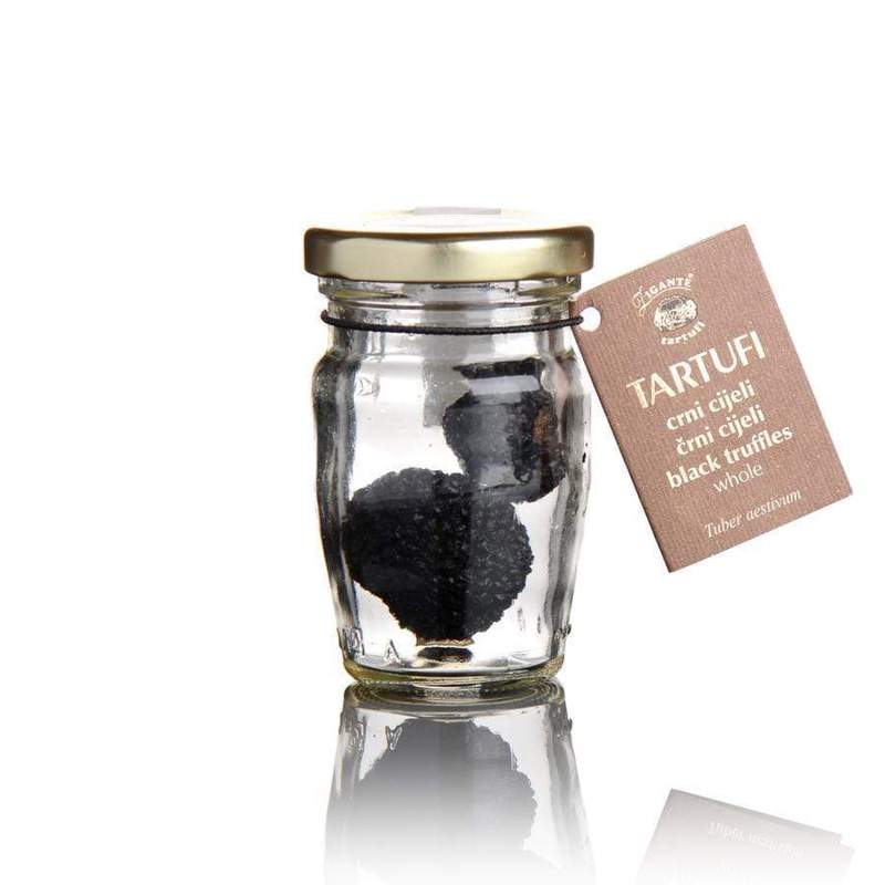 Black truffles whole
