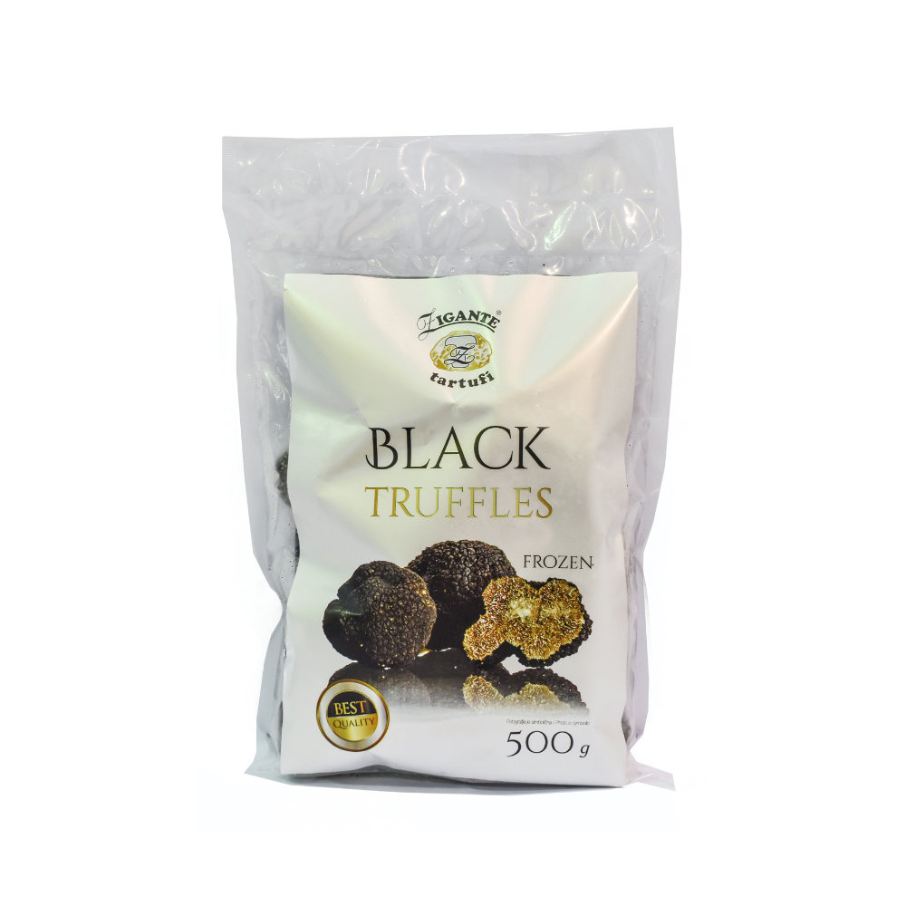 Black truffles frozen