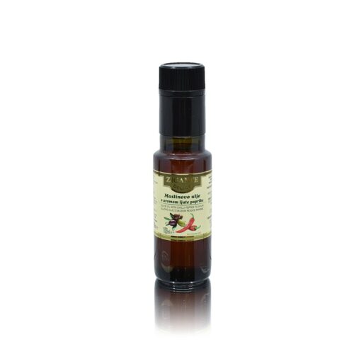 Olive oil with chilli pepper flavour