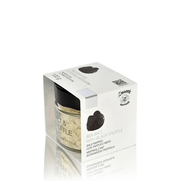 Coarse sea salt with black truffle
