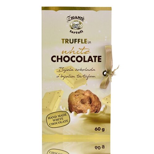 White chocolate with white truffles
